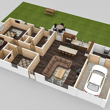 The Brick House: Brand New! 3 Bedroom Home With Private Driveway Pigeon Forge Exterior foto